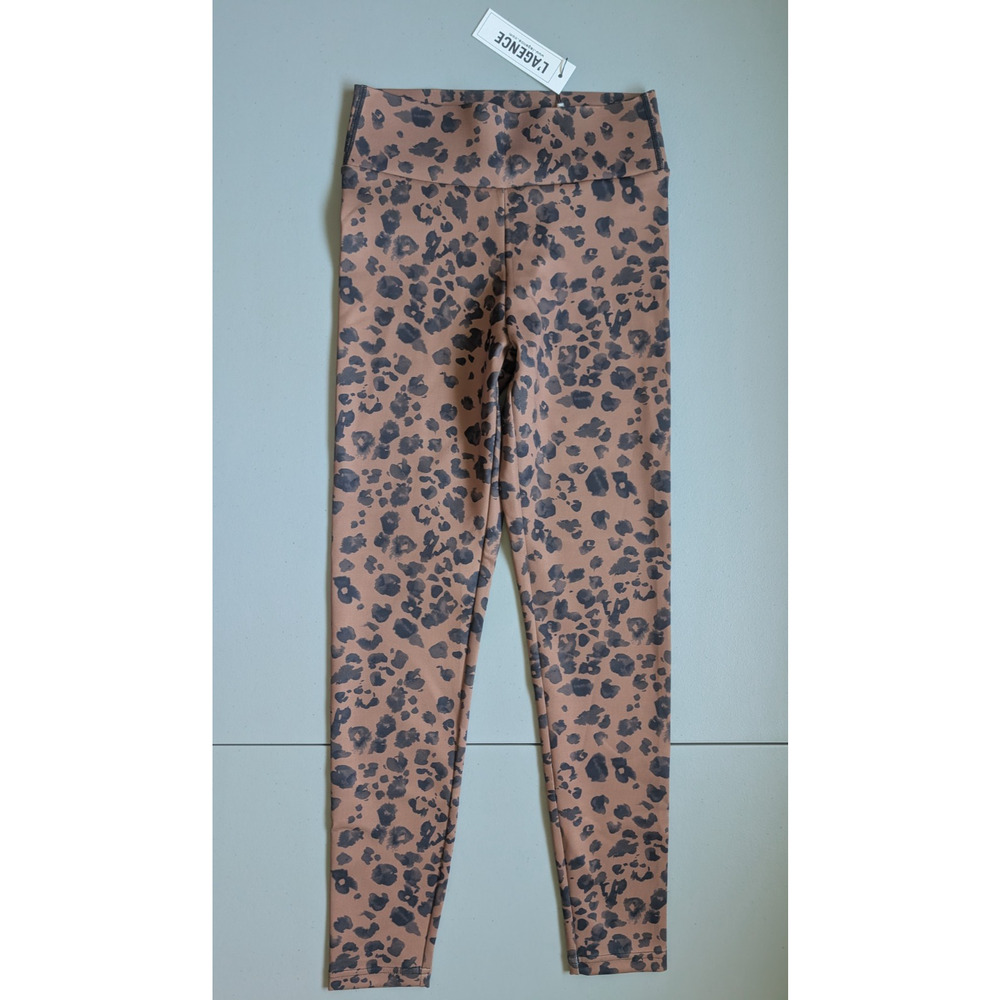 NWOT L'agence Yoga Legging Leopard size XS Brown #9HA59